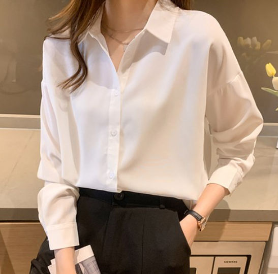 루나걸 심플 베이직 셔츠